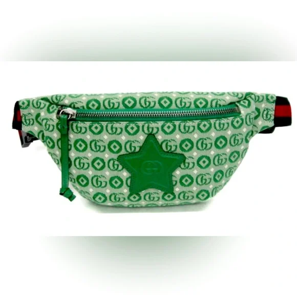 NEW Gucci Green and Red Belt Bag BUM WAIST WITH TAGS AND DUSTBAG - Picture 2 of 12